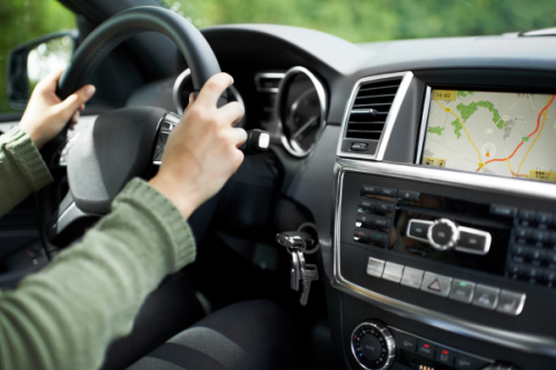 Usando GPS no carro